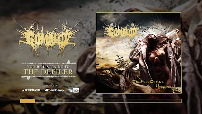 render this awesome heavy metal streaming visualizer for your song