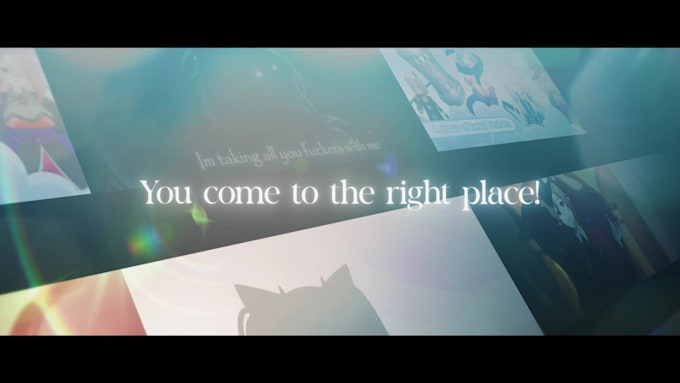 create a good teaser, trailer, pv video for vtuber