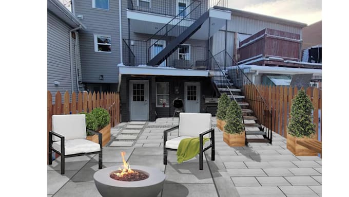 design your backyard, garden, frontyard, patio 2d and 3d