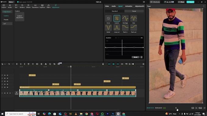 video edit like face retouch, effects, filters, slow mo, audio mixing