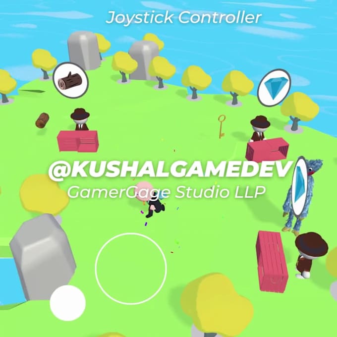 Create a player joystick controller in unity3d by Kushalgamedev Fiverr