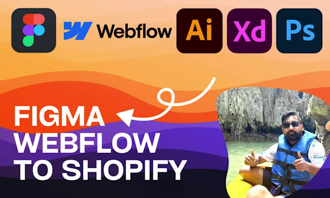 convert figma, webflow or PSD to custom shopify store