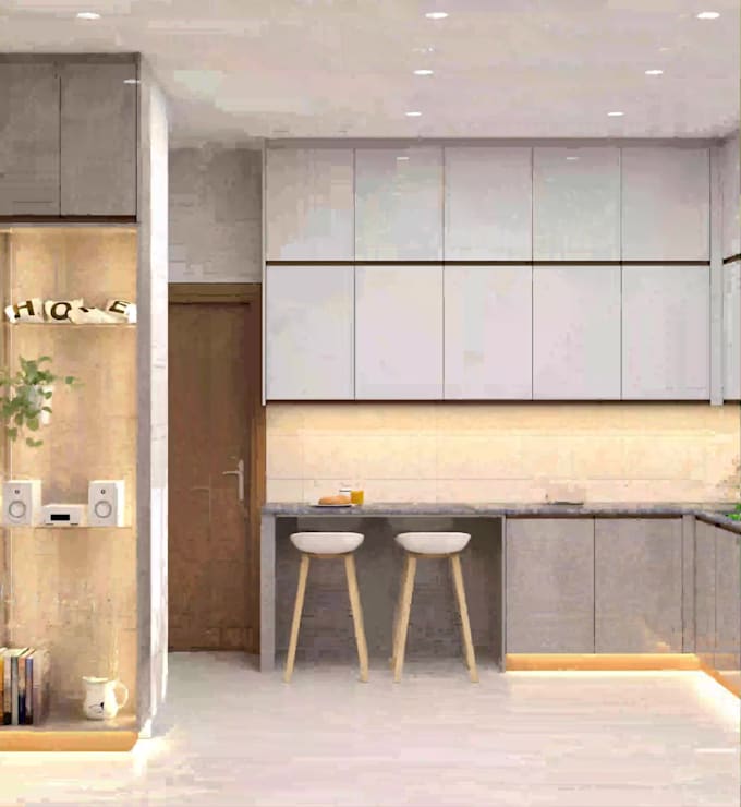 design modular organized  kitchen