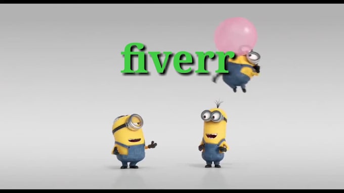 create intros video with minions