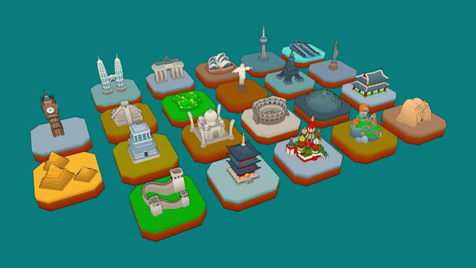 create low poly models for games
