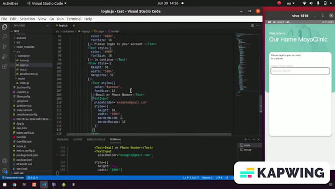 build your react native mobile app as react native developer