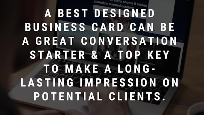 design modern professional business card