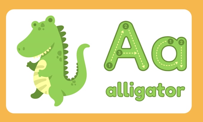 design custom educational worksheet and flash card