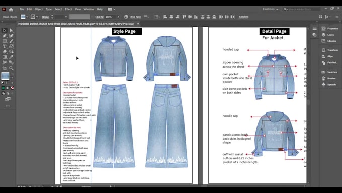 design unique trendy denim jeans, denim jacket, denim shorts