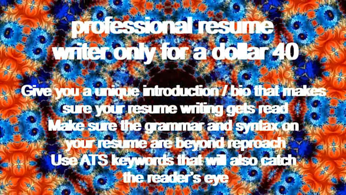 be the first professional resume services