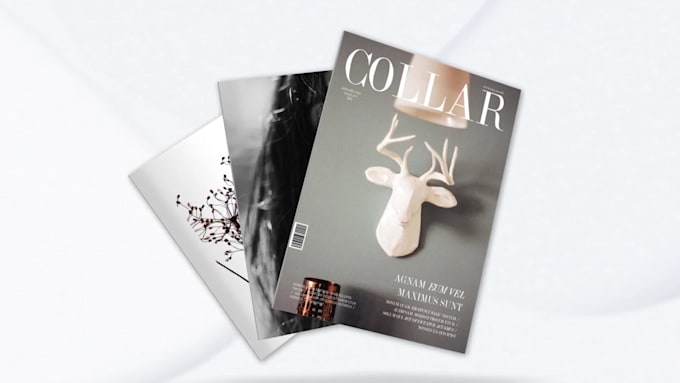 do magazine book promo video for your brand
