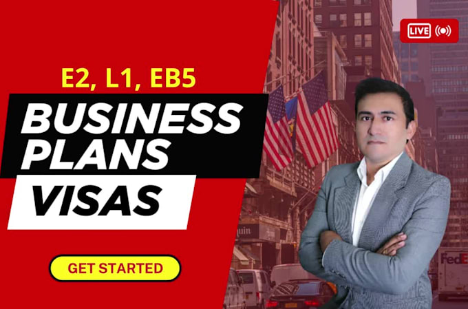 create detailed business plans for l1, e2, eb5 US visas