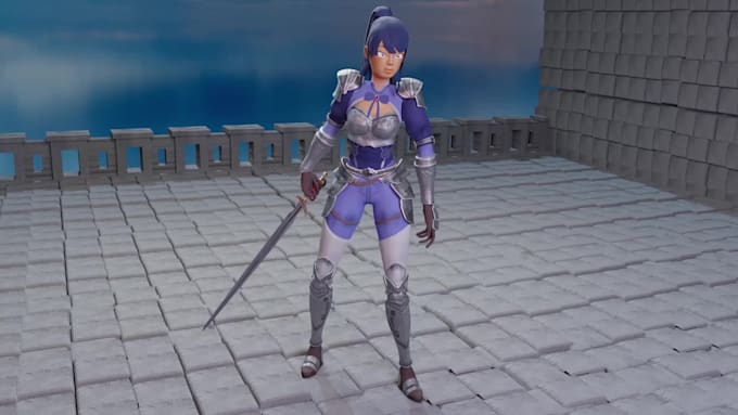 Make a 3d model with render and textures of your character by ...