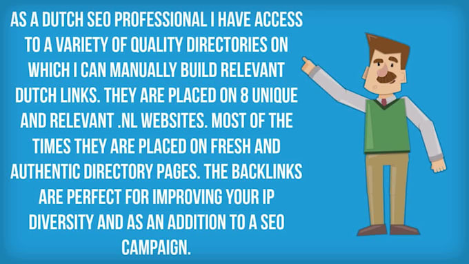 manually build 8 relevant dutch directory links