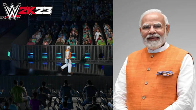 Create realistic caw in wwe2k24 or wwe2k23 and upload to cc by 