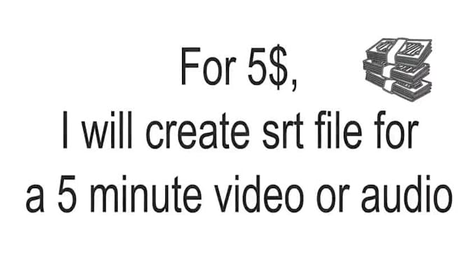 create a synchronized subtitle closed caption for your video