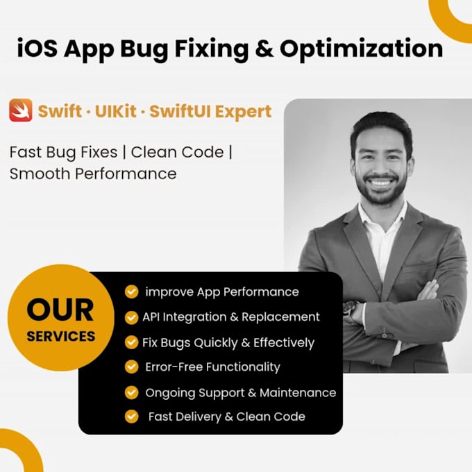 fix ios app crashes and solve swift bugs professionally