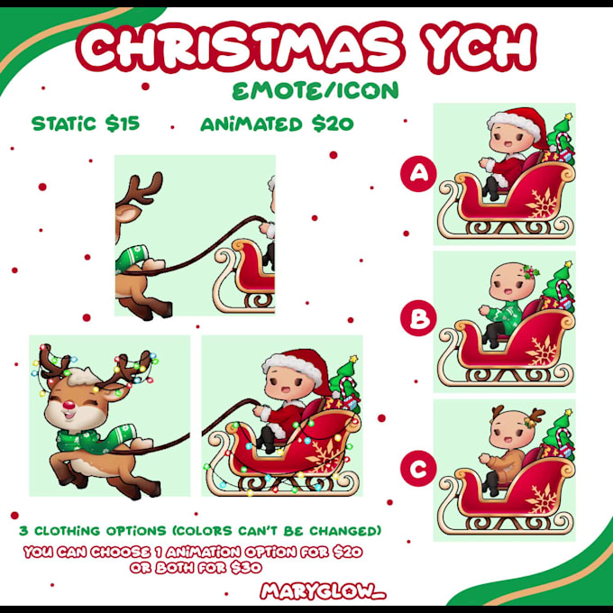 a cute christmas ych for you