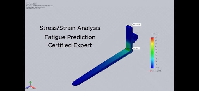 do professional fea stress analysis in solidworks for your design