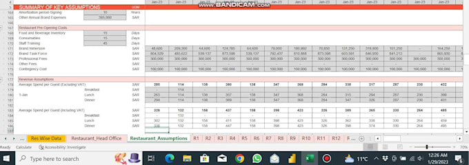 be your financial analyst