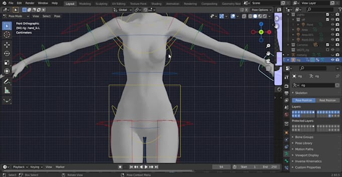 Rig your 3d character in blender by Mudassar3d | Fiverr