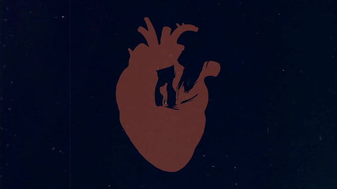 create hand drawn silhouette animated lyric video