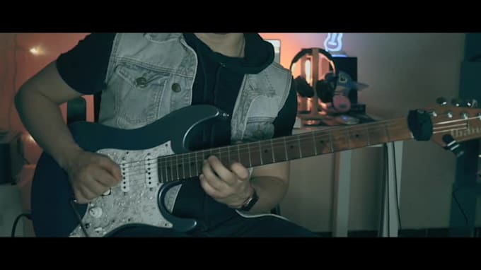 play an electric guitar solo or rhythm track in any style