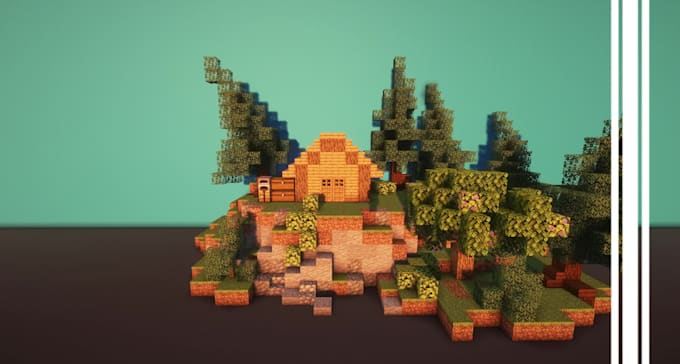 build a pack of trees in minecraft