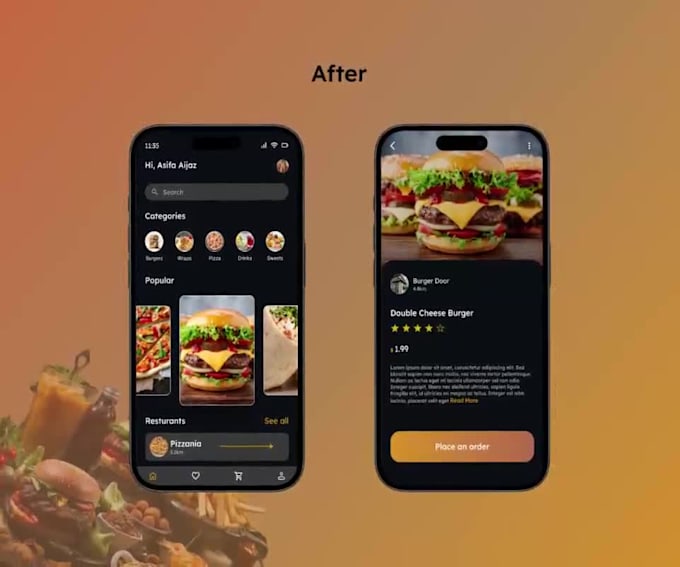 Ui ux design mobile app or website ui ux design by Asifa_aijaz2 | Fiverr