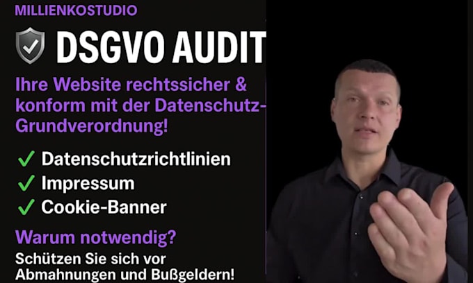 fix dsgvo gdpr compliance issues and do a full website audit