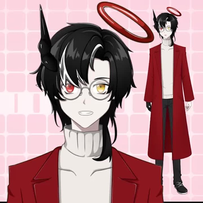 Draw And Rig Live2d Character Model By Sorayaid Fiverr