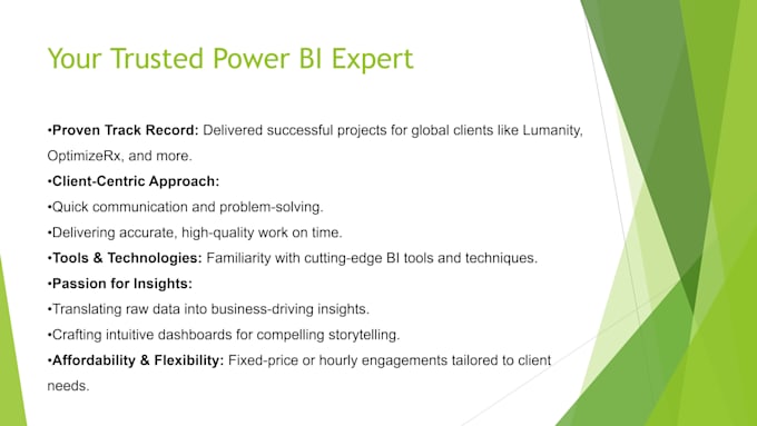 create power bi reports and dashboards for your business