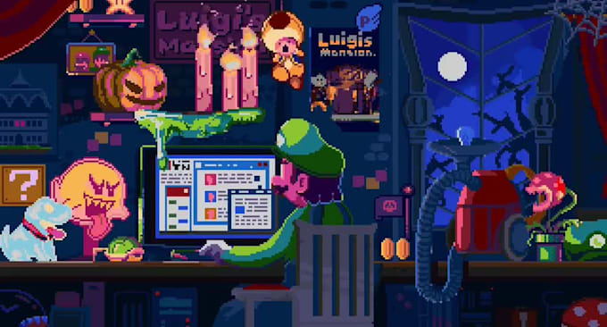 develop pixel art animation, pixel art background, 2d pixel art