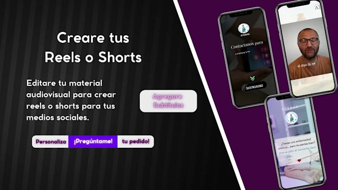 create reels or short videos for social media using your audiovisual mat