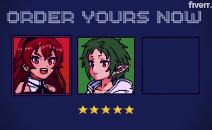draw animate pixel art game, pixel art characters, pixel art game animation