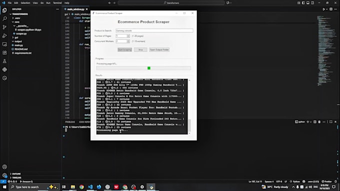 make automated web scraping bot with python