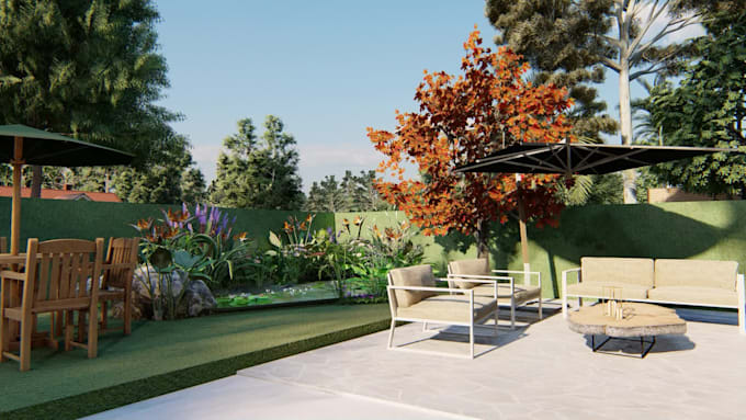 create architectural exterior 3d renderings for home design