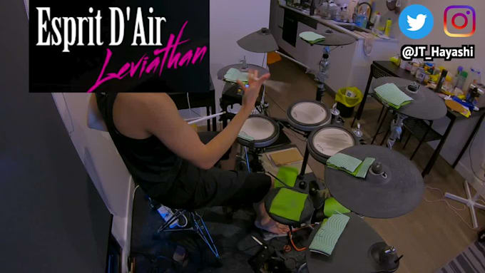 cover your song request professionally on drums