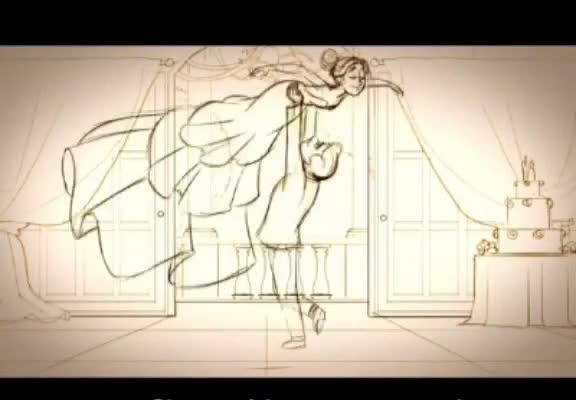 create 2d traditional animation, 2d line art video, frame by frame animation