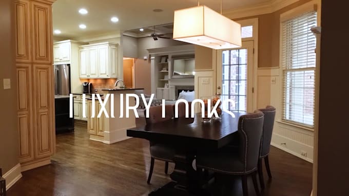 edit a professional real estate video