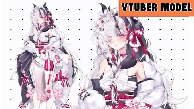 design 2d 3d vtuber model rig live2d anime vtuber vworld vseeface live2d vrchat