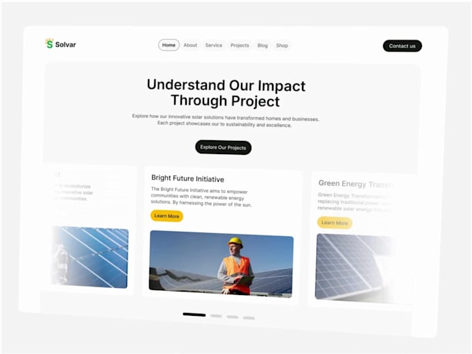 design a high converting solar business website with wordpress