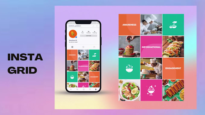 design creative social media posts and animations