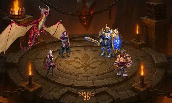 rig and animate your 2d game character in spine