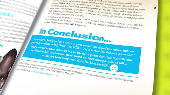 Big Deals! I will make magazine promotional video  for $10