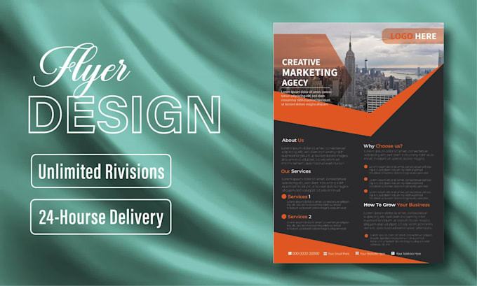 design customize flyer design and template