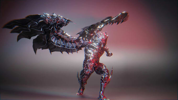 design 3d character and gameready file