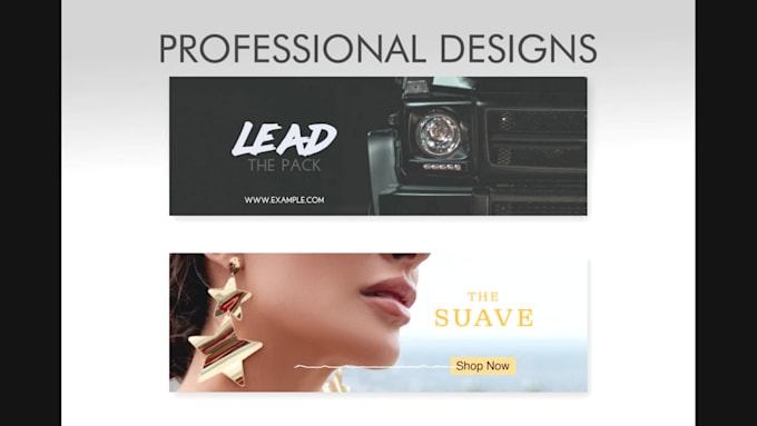 multiple website banners and social media covers