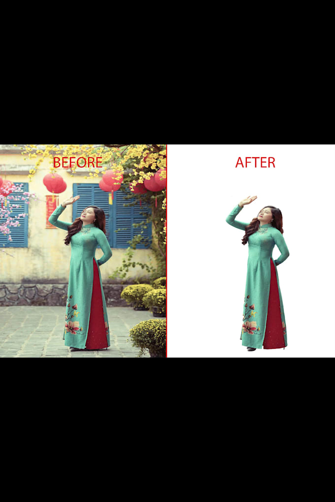 remove the picture of the background  with quick delivery