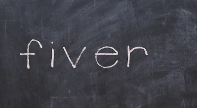 make a intro handwriting on a chalkboard